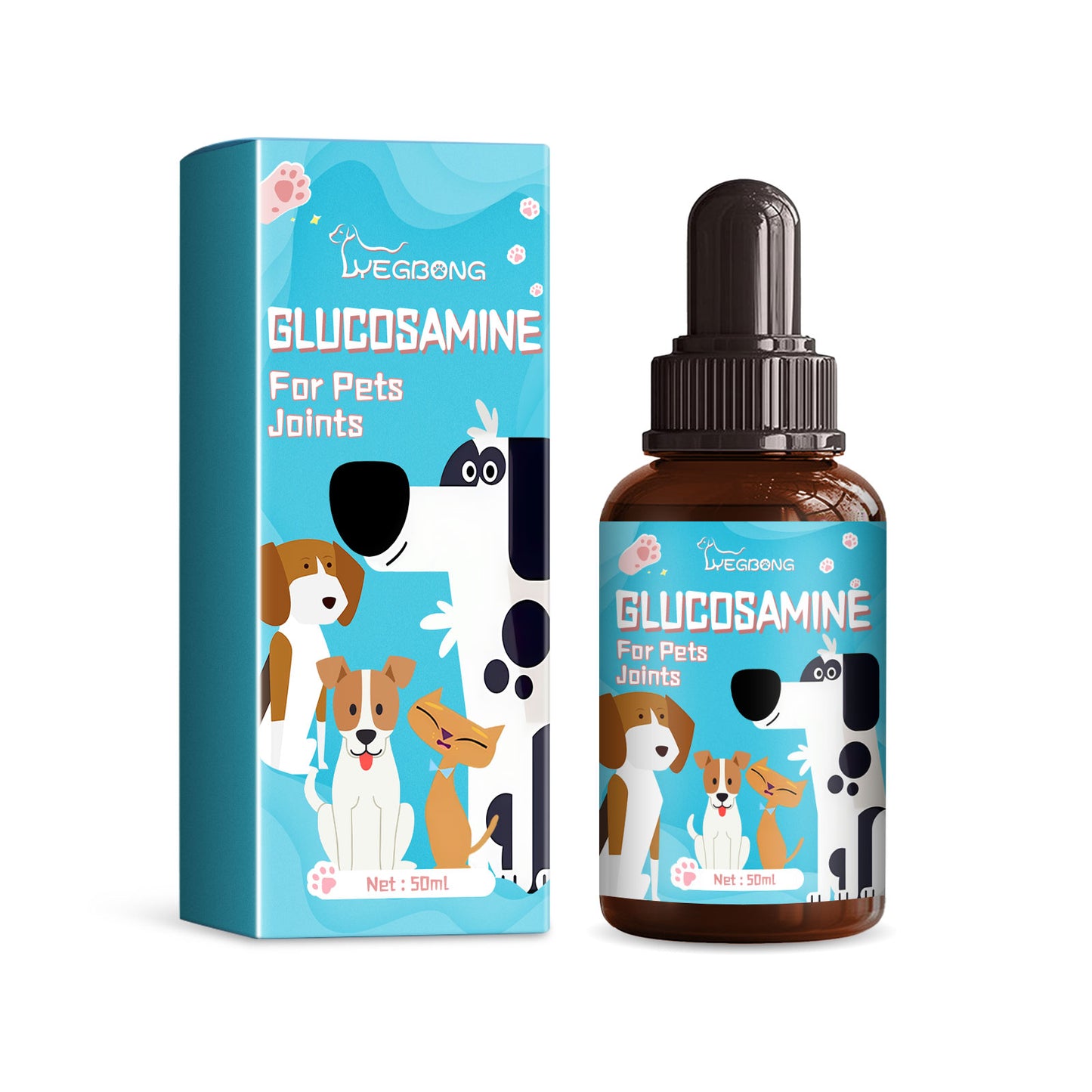 Pet Glucosamine Drops Relieve Pain Of Bones And Joints For Pets Body Care For Cats And Dogs